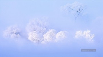 realistische Fotografie 10 Winterlandschaft Ölgemälde